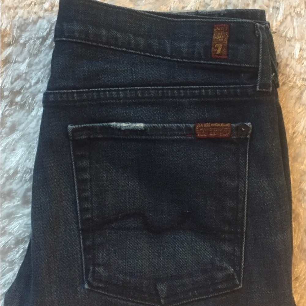 7 for All Man Kind skinny jeans